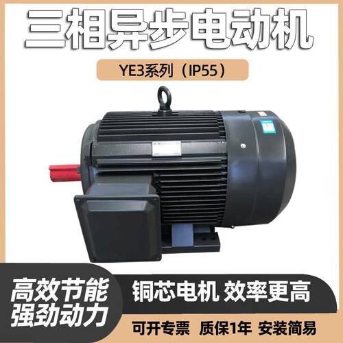 22KW三相异步电动机YE3/YE4/YE5可开专票水泵风机308V电机机械