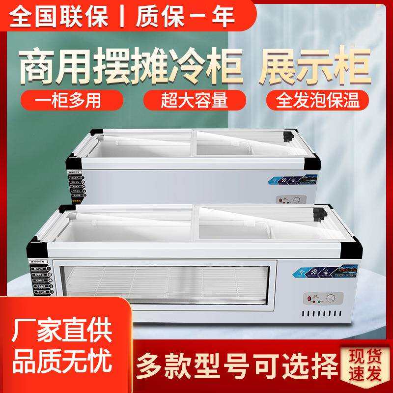 台式冷柜摆摊烧烤小吃户外冷藏冷冻展示柜三轮车保鲜炸串摆台冰箱