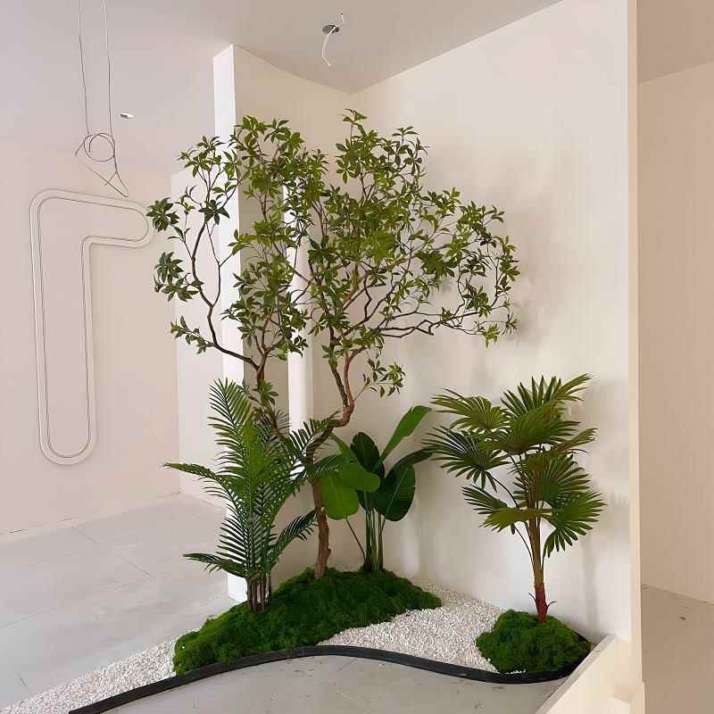 高端仿真马醉木酒店造景装饰树大型造型树简约景观生绿植假树