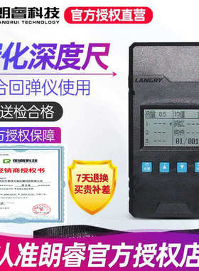 朗睿LR-TH10混凝土数字式耐摔深度尺数显碳化深度测量仪液晶显示