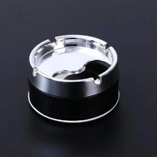 85AC PP+Stainless Steel Ashtray Round Windproof Ashtrays