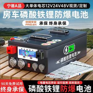 【全网低价】房车专用磷酸铁锂电池大容量12v24v48伏储能单体电芯