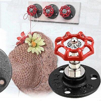 Vintage Rustic Towel Hook - Wall Mounted Iron Rack For