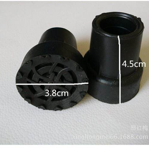 拐杖防滑垫19mm拐杖胶头脚头脚垫胶套拐杖配件拐杖头