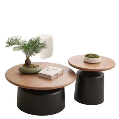 家用公寓客厅小户型ZX北欧奶油风茶几客厅简约风民宿马提尼圆茶几