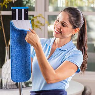 40cm50cm60cm平板拖把家用拖布粘贴式 拖把布宝家洁替换布地拖墩布