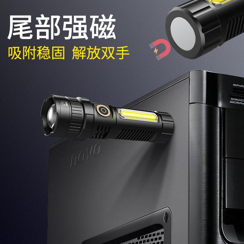 手电筒强光充电ST16式小超耐用远特射氙种兵户外气家用工作灯亮多