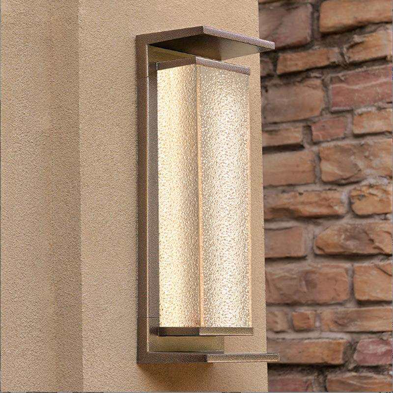 户外壁灯太阳能新中式法式复古墙灯挂灯室外防水阳台灯别墅庭院灯