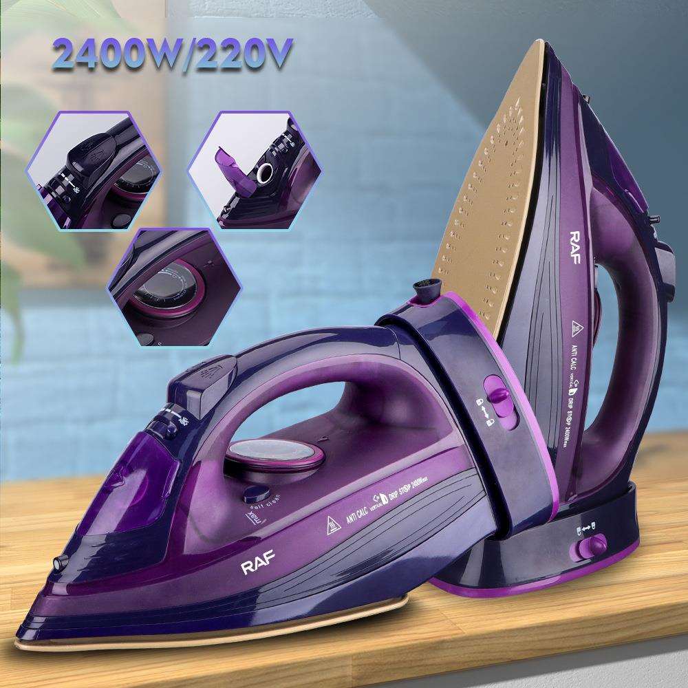 2400W 大功率无绳电熨斗 欧规220V 蒸汽电烫斗 熨烫衣服 生活电器
