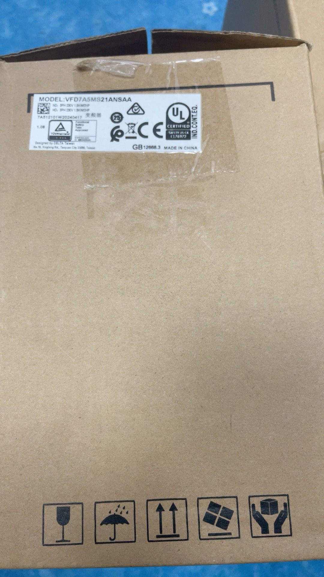 台达变频器VFD75MS21ANSAA