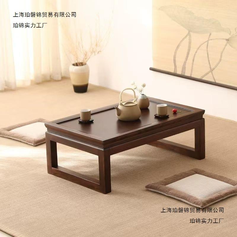 实木榻榻几米HEB茶飘窗桌炕约桌阳台小简桌子榻榻米茶桌国学桌古