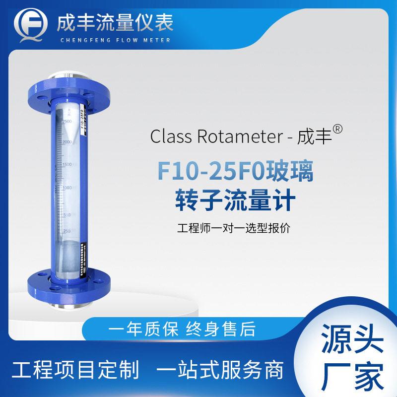 耐温防腐玻璃流量计玻璃转子流量计F10法兰接头氮气转子流量计图片