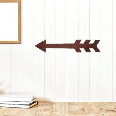 Wooden Arrow Sign Wall Decor Bedroom Decorative Retro