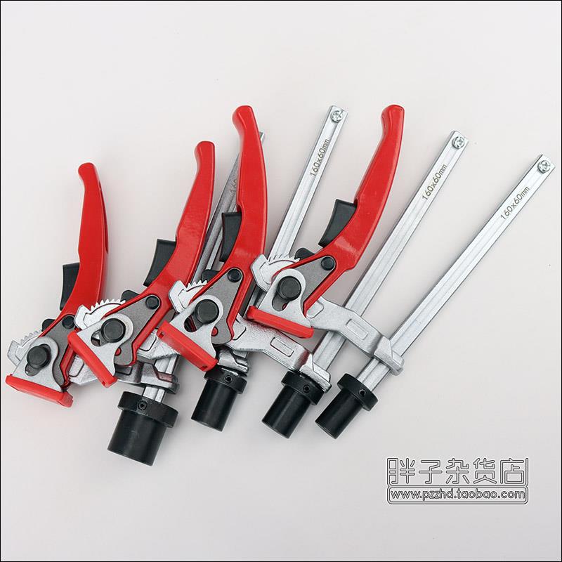 木工桌专用压料器压板夹棘轮F夹木工台专用洞洞板使用压料器