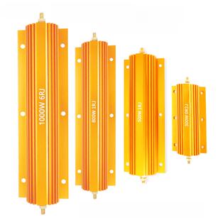 Rx24大功率铝壳500W800W300W200W1R2R8R欧姆冷却负载限流汽车电阻