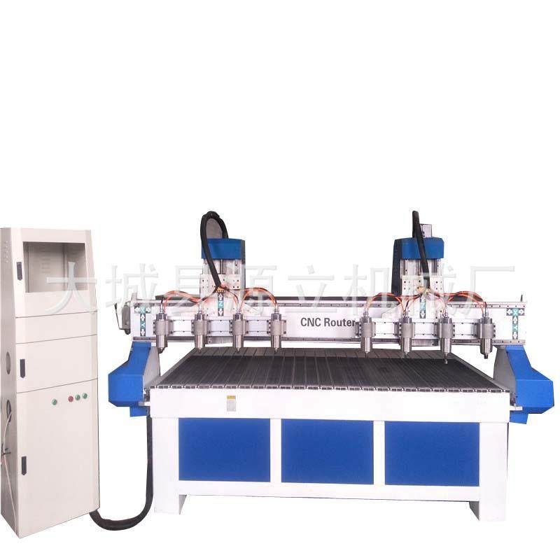 供应四工序木工雕刻机拉槽打孔一体1325木工雕刻机广告雕刻机