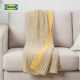 毯编织休闲盖针织黄色北毯办公室欧风便携小毛毯午睡毯毯披肩休闲