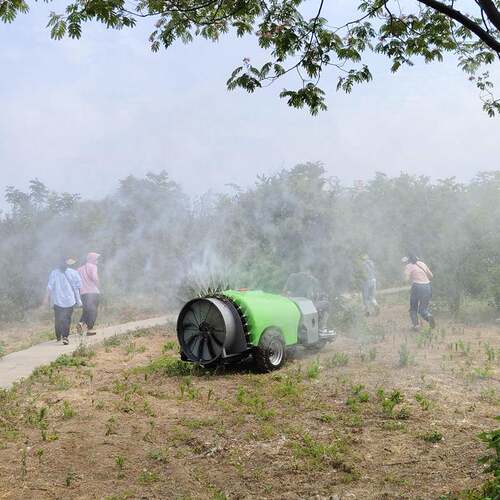 梨园风送式打药机柴油35马力风送梨树灭虫迷雾机高喷撒药打药机