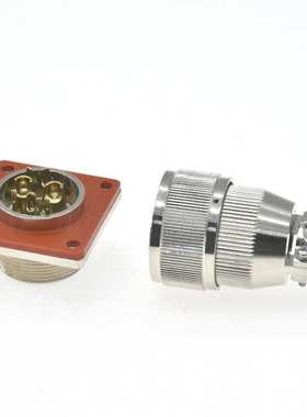 真空热处理半导体LED使用玻璃烧结气密性连接器MX23-8P真空接头