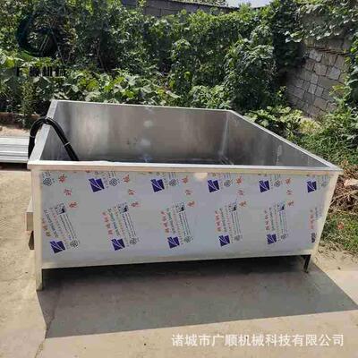 Z广顺全自动控温浸烫池直供电加热烫猪池屠宰用烫猪羊牛加工设备
