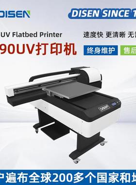 6090 PVC亚克力板玻璃酒盒水晶标贴平板打印机UV Flatbed Printer