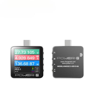 POWER-ZUSB测试仪电流电压表手机充电器PD协议诱骗器检测仪KM00C