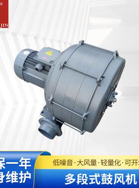 TAIWAN全风透浦式风机HTB100-203多段鼓风机 助燃设备配套送风机