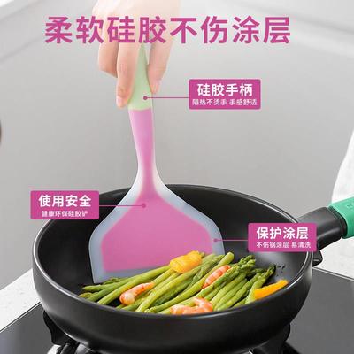 烙饼矽胶铲子不沾锅专用厨具玉子烧家用不伤锅耐高温炒菜锅铲煎饼
