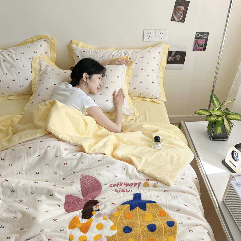 被床四纱亲品款夏双层品被春秋件套母婴4肤大豆全级被单床单棉,床上用品,床品套件/四件套/多件套,淘宝优惠券,粉丝福利购,淘宝优惠卷