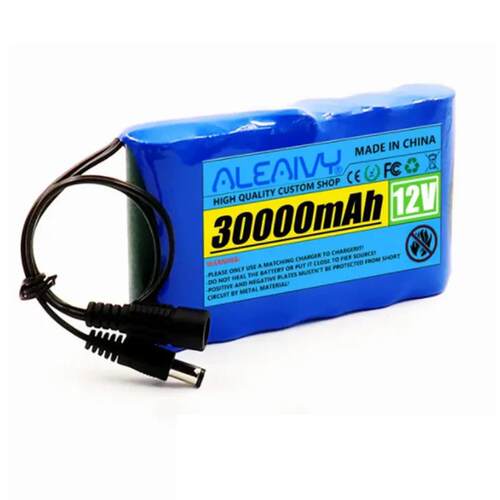 12V 30Ah可充电锂离子电池 太阳能LED灯 CCTV监视器 太阳船电池