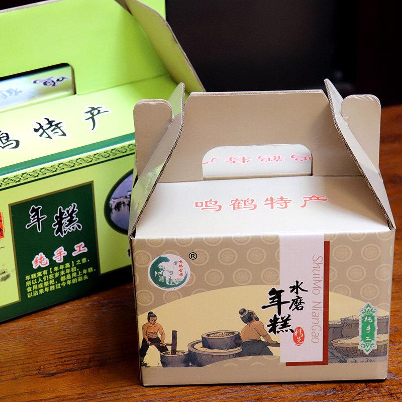 新货浙江特产宁波年糕手工水磨年糕400g*12袋手提大礼包礼盒火锅