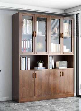 办书架落置物架用客厅一体靠墙柜子CPN储物柜公地家室文件柜防尘