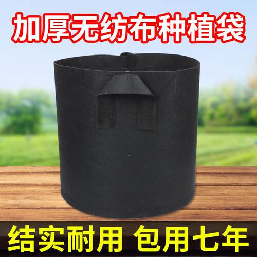 无纺布种植袋黑色美植袋加厚果树种菜种树蔬菜植物专用袋特大号