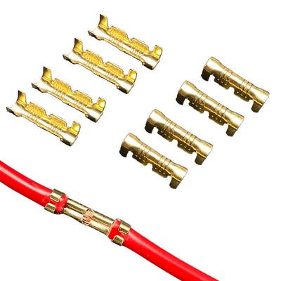 对接端子50/100/200pcs 453U型0.3-1.5mm端子片连接器双接头端子