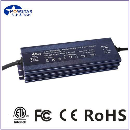 24V60W 100W 200W DALI调光恒压开关电源LED灯条恒压调光电源