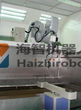 六轴工业机器人喷涂机械臂高精度喷涂机械手应用厂家烤炉喷房