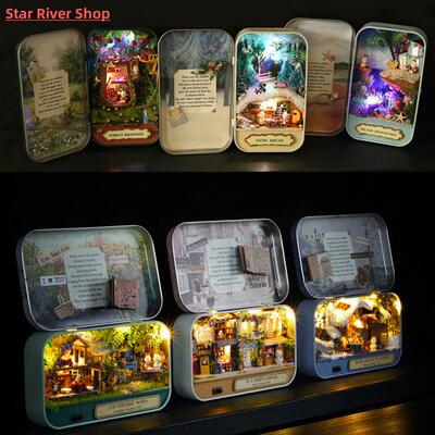 DIY 3D Doll House Handmade Funny Box Theatre Miniature Box C
