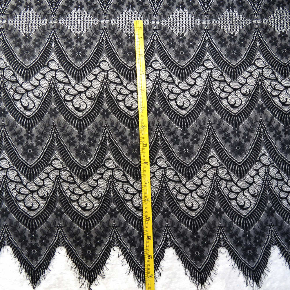 花边面料蕾丝花边睫毛现货睫毛蕾丝蕾丝女士镂空lace 150cm边