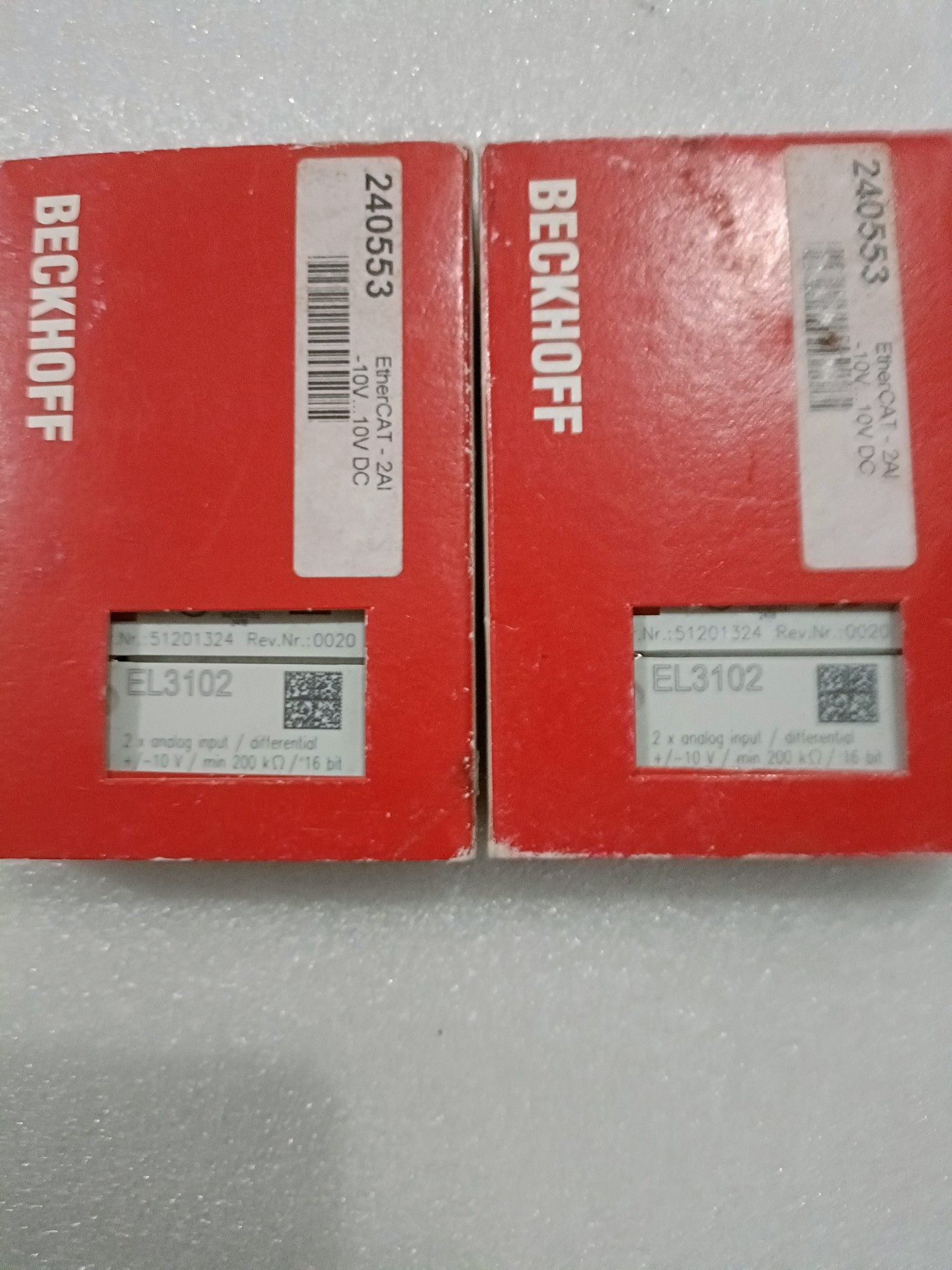 倍福模块EL3102，全新原装正品，支持顺丰包邮，议价，