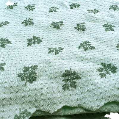 里布 支代尔40汗 纤维印花 功能性棉面料打孔布 棉莫面料艾草人