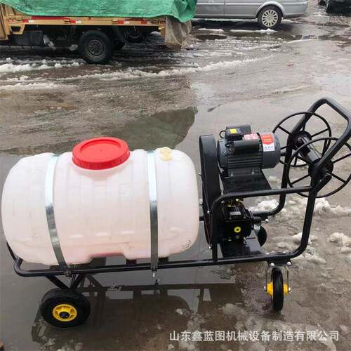 多功能推车式一体打药机00L园林绿化高压收管一体打药车