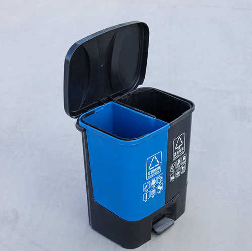 双分类脚踏家用塑料垃圾桶公共场合酒店厨房学校分类脚踏垃圾桶