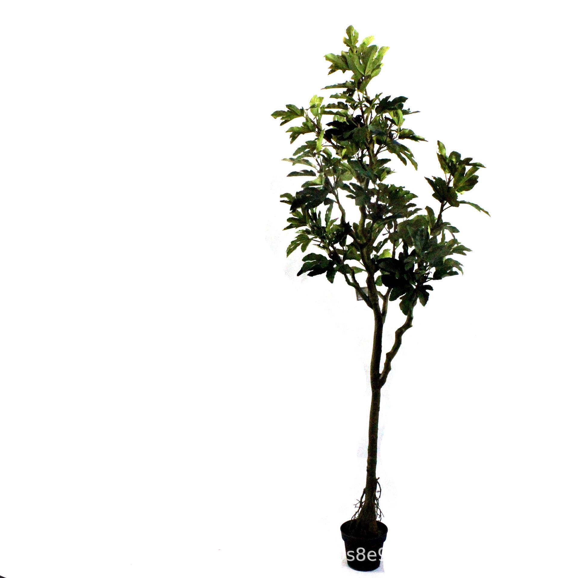 仿真无花果盆栽植物家居装饰假无花果落地绿植摆件无花果盆景