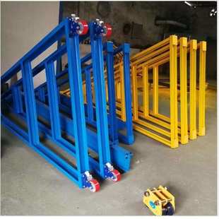 龙门架重型工程机械升降电动移动架工地手推搬运架1吨4吨起重架车