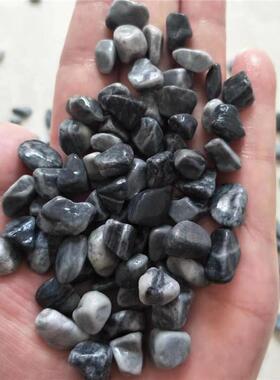 灰色石子透水地坪用灰色水洗石海浪灰石子深灰浅灰石子灰色砾石