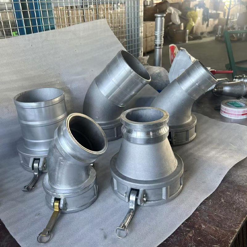 吸污车铝合金接头不锈钢快装卡扣式快速连接器排污管软管对接弯头