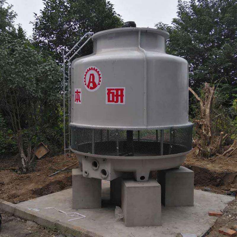 本研圆形玻璃钢常温高温冷却塔BY-R100t江浙沪包邮包安装