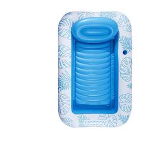 厂家直供充气浮排PVC充气水床阳光充气浴槽充气水上浮床晒日光垫