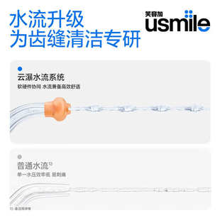 水牙线家用洗洁牙器手持大容量密浪C10 笑容加usmile冲牙器便携式
