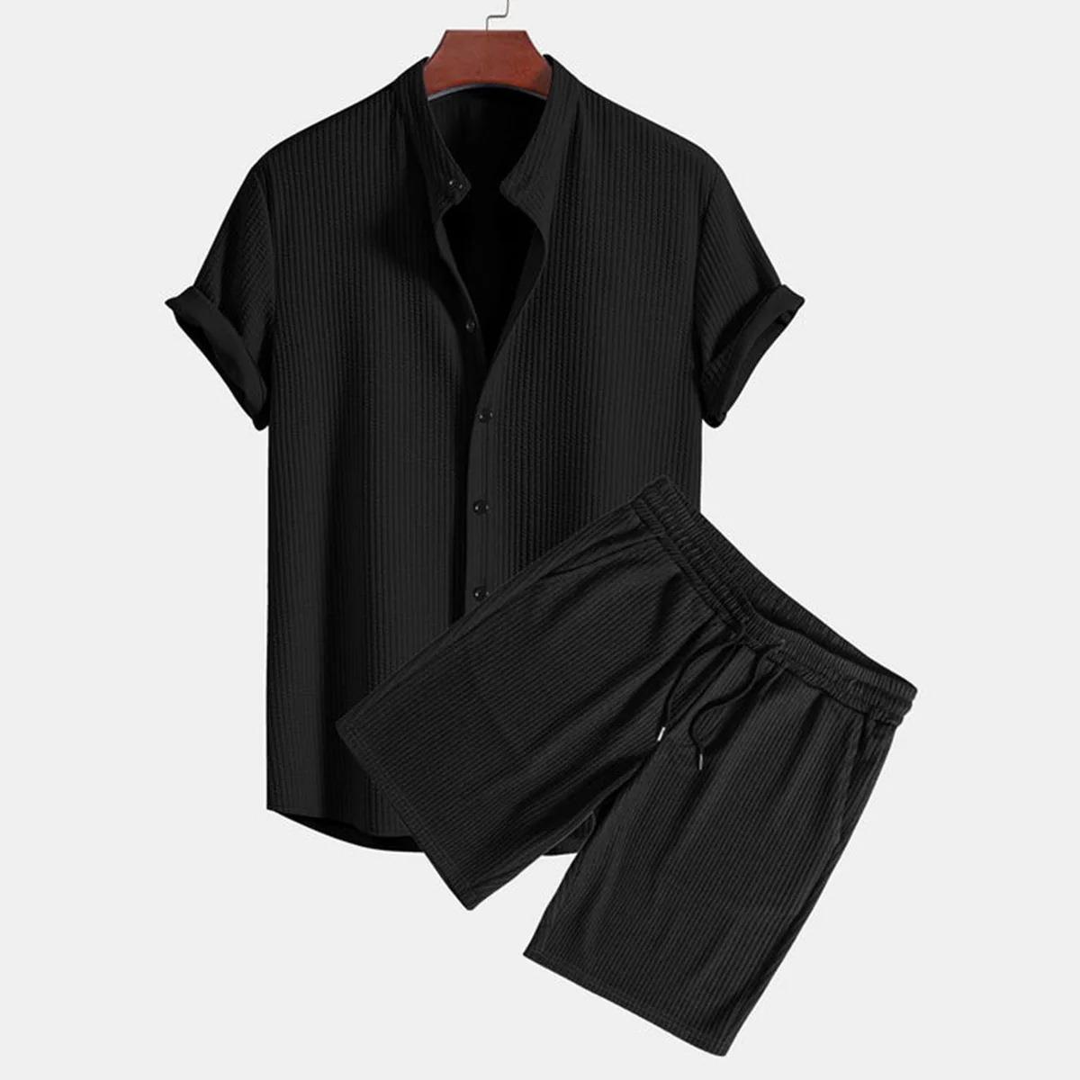 wear daily business casual neck round ventilation loose